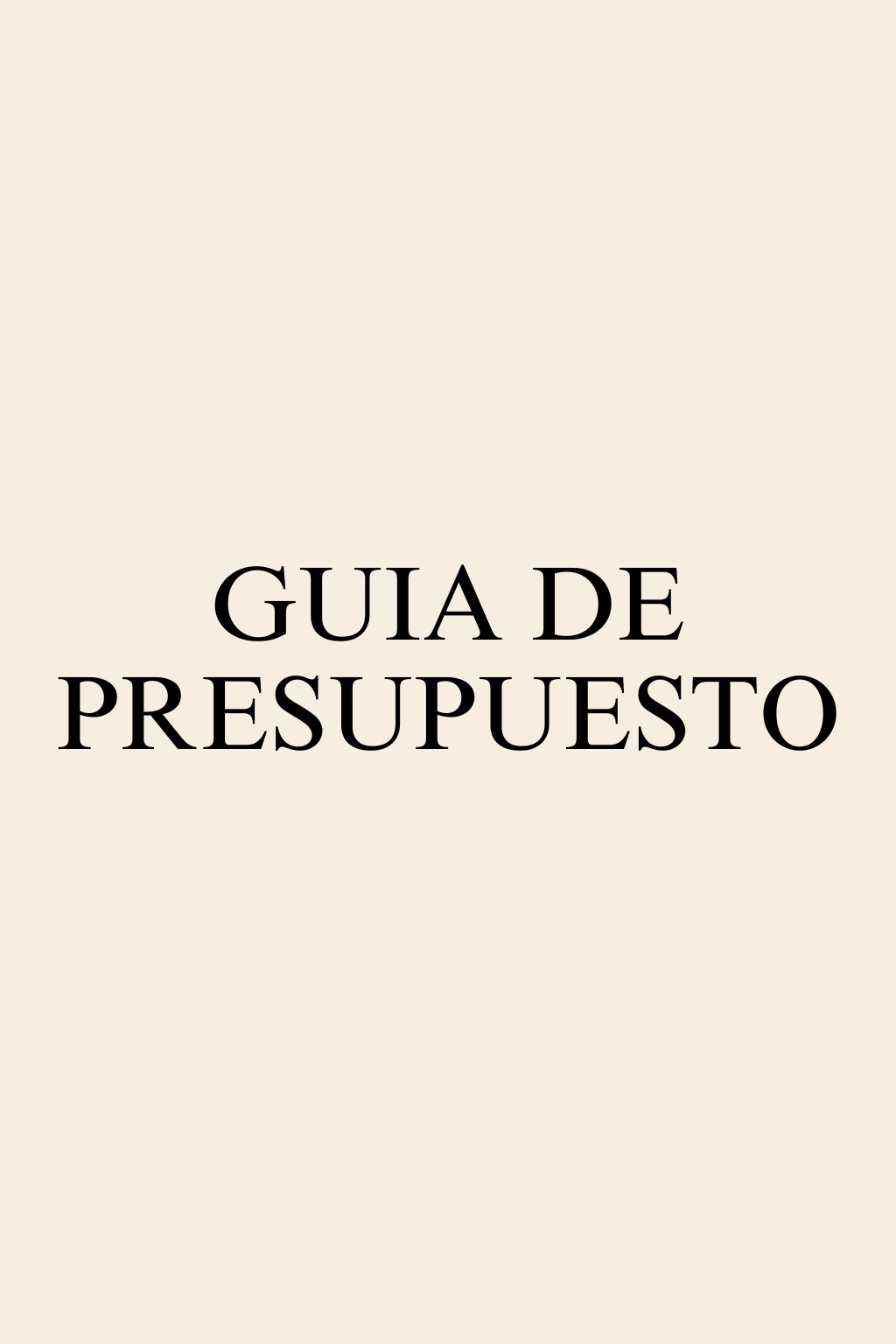 Guia de Presupuesto Mensual