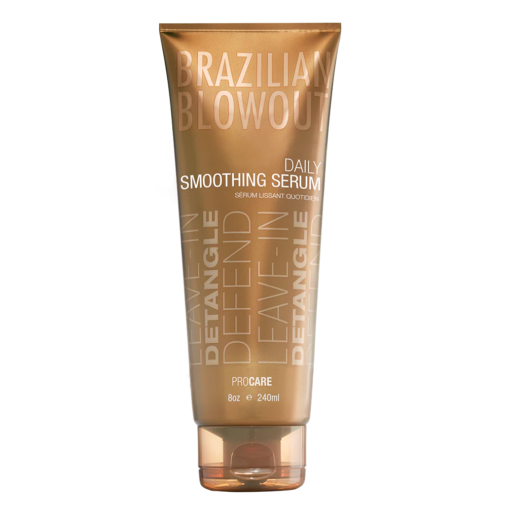 Sérum suavizante Brazilian Blowout para controlar el frizz y aportar brillo al cabello