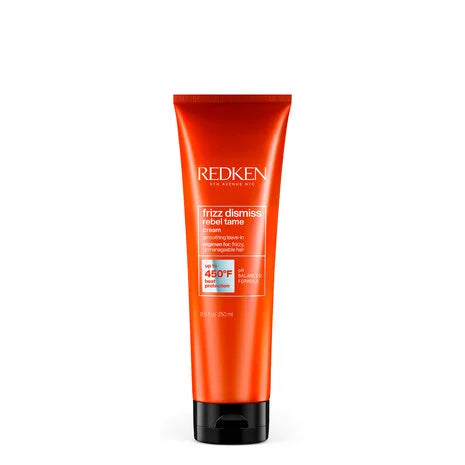 Crema sin enjuague Redken Frizz Dismiss Rebel Tame anti-frizz con protección térmica