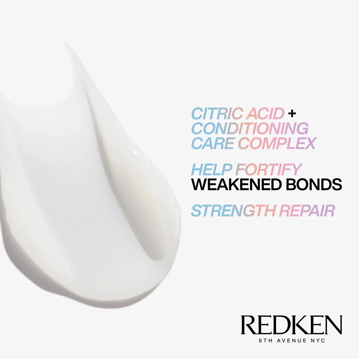 Tratamiento sin enjuague Redken Acidic Perfecting Concentrate con ácido cítrico como ingrediente activo para reparar y proteger el cabello