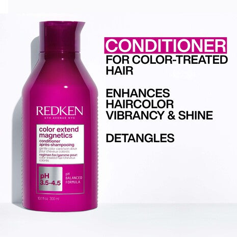 Acondicionador Redken Color Extend Magnetics para proteger y prolongar el color del cabello teñido