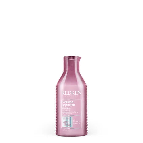 Redken Hair Care Volume Injection Volumizing Shampoo para limpiar, dar volumen y cuerpo al cabello fino