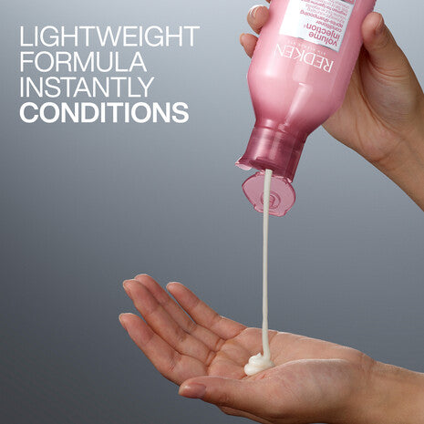 Redken Hair Care Volume Injection Volumizing Shampoo para limpiar, dar volumen y cuerpo al cabello fino
