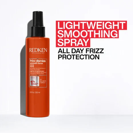 Spray Redken Frizz Dismiss Smooth Force para controlar el frizz y suavizar el cabello