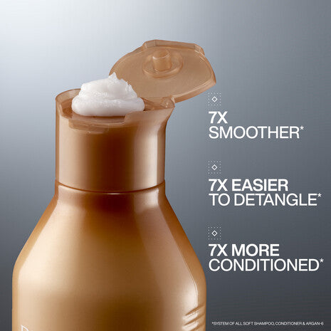 Acondicionador Redken All Soft para hidratar y suavizar el cabello seco