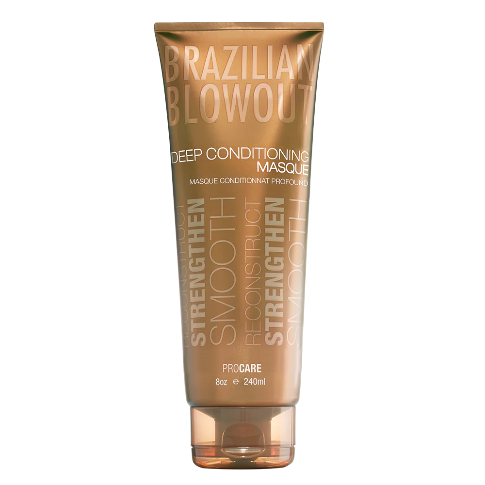 Mascarilla de acondicionamiento profundo Brazilian Blowout para hidratar y reparar el cabello