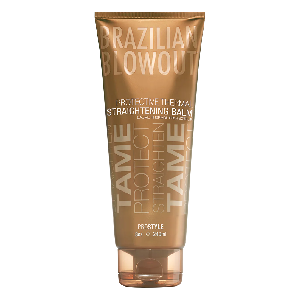 Bálsamo alisador Brazilian Blowout para suavizar y controlar el cabello con frizz
