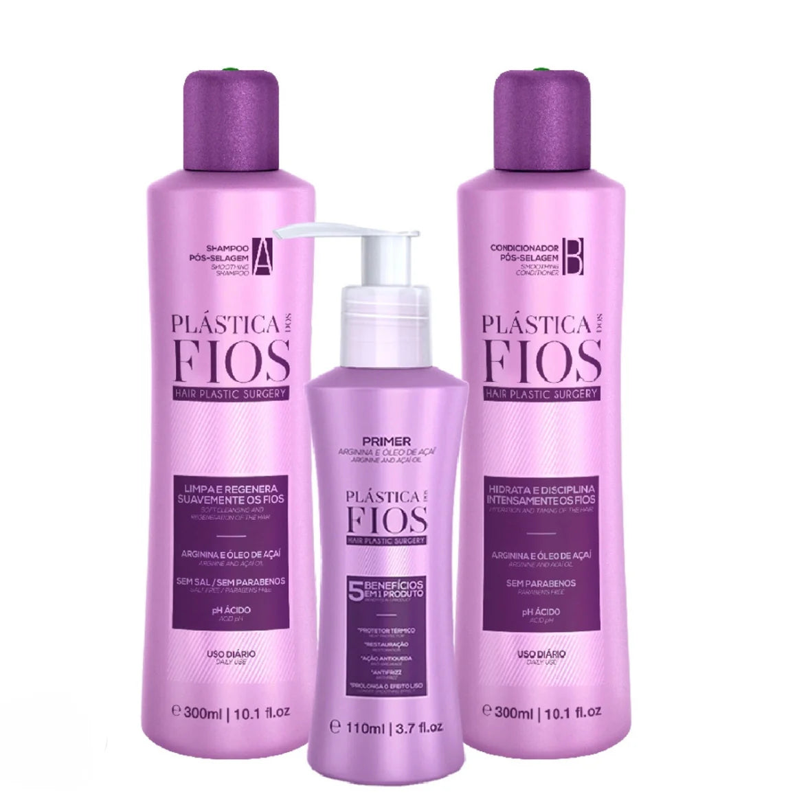 Kit Cirurgia Plástica dos Fios para alisar, nutrir y reparar el cabello