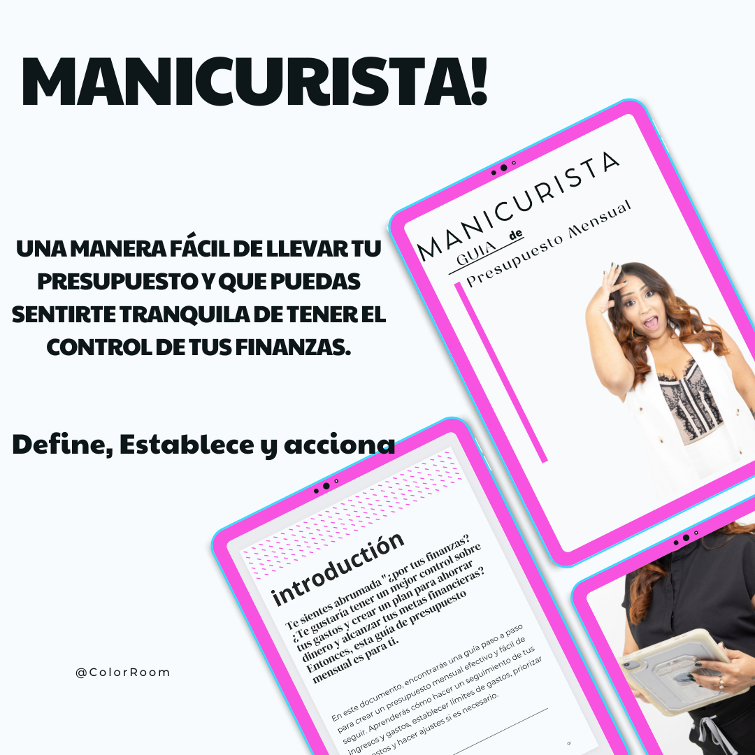 Guia de presupuesto mensual para manicuristas