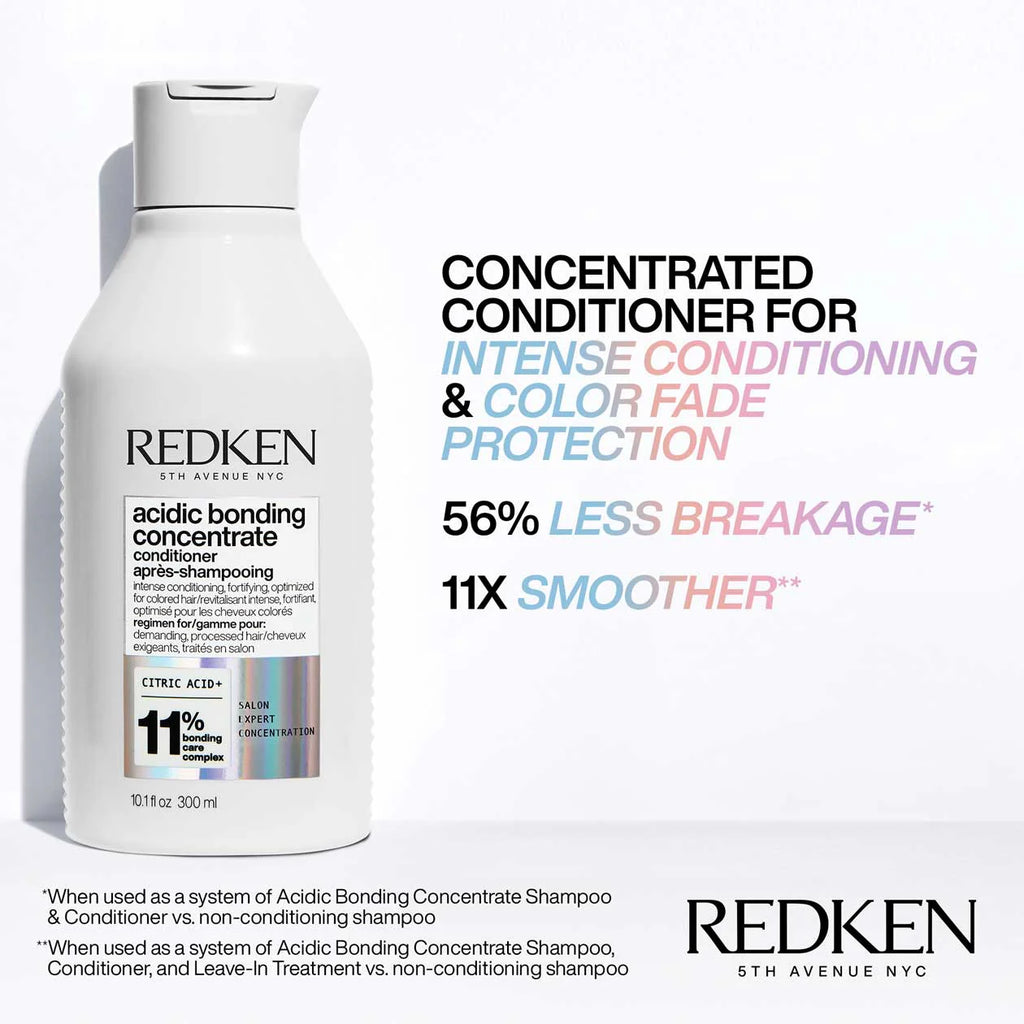 Acondicionador Redken Acidic Bonding Concentrate para hidratar, reparar y fortalecer el cabello dañado