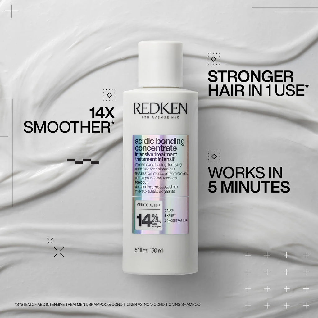 Tratamiento intensivo Redken Acidic Bonding Concentrate para reparar, fortalecer y mejorar la resistencia del cabello