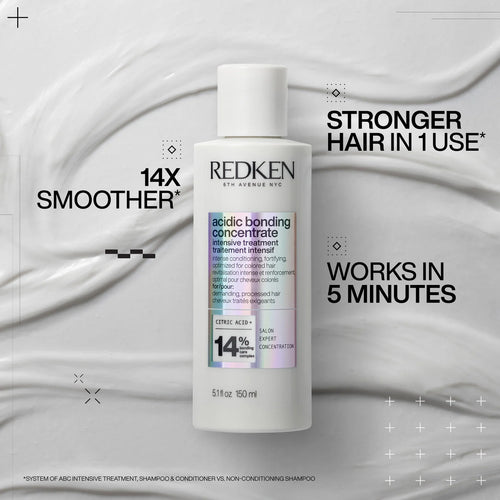 Tratamiento intensivo Redken Acidic Bonding Concentrate para reparar, fortalecer y mejorar la resistencia del cabello