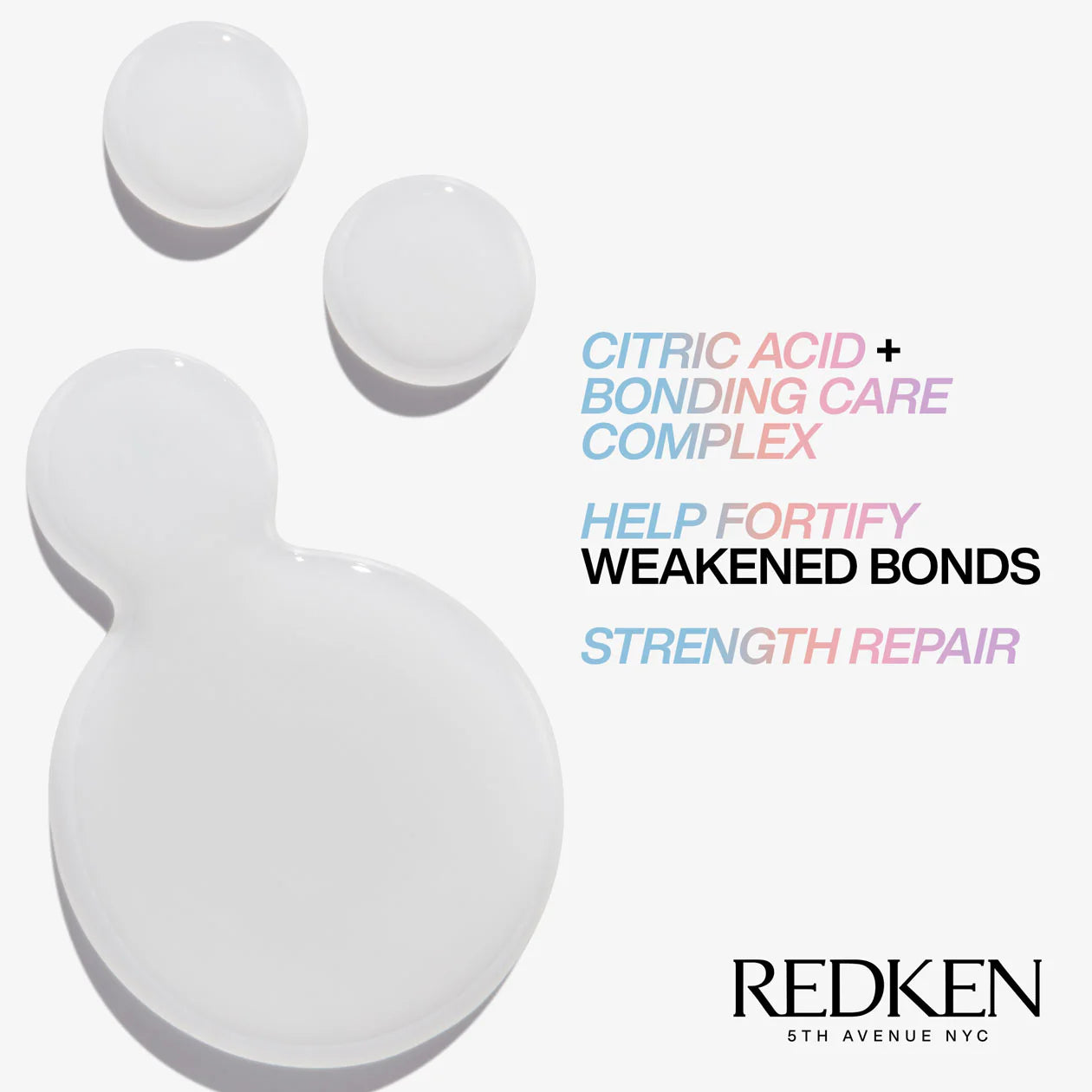 Shampoo Redken Acidic Bonding Concentrate con ácido cítrico como ingrediente activo para reparar y fortalecer el cabello