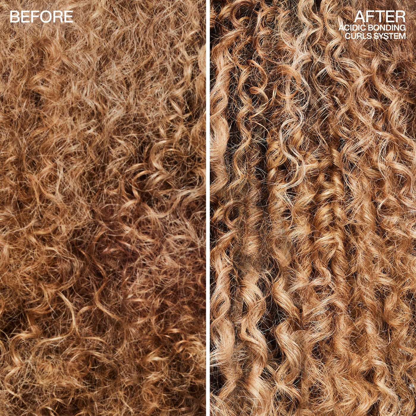 Resultados antes y después con el sistema Redken Acidic Bonding para reparar y fortalecer el cabello