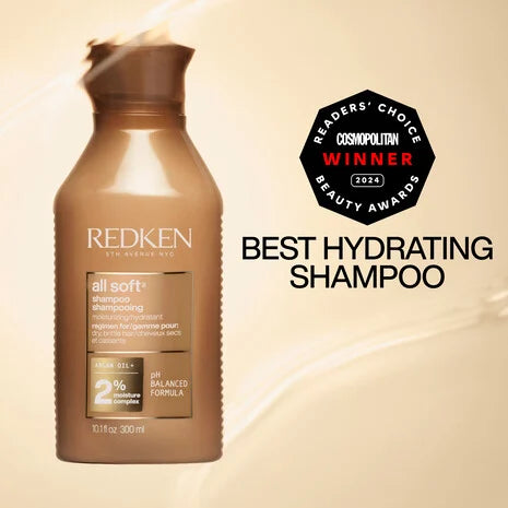 Redken All Soft shampoo hidratante para cabello seco
