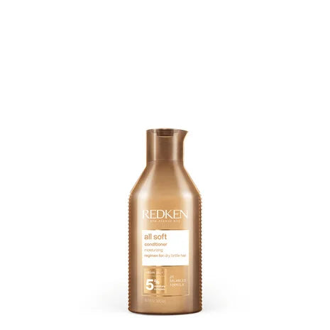 Acondicionador Redken All Soft para hidratar y suavizar el cabello seco