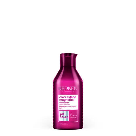 Acondicionador Redken Color Extend Magnetics con fórmula de pH balanceado para proteger y prolongar el color del cabello teñido