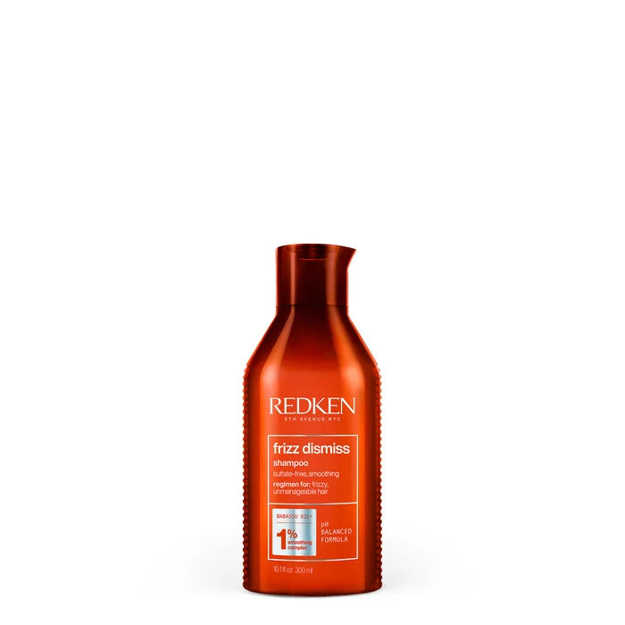 Shampoo sin sulfatos Redken Frizz Dismiss anti-frizz para suavizar y controlar el cabello con frizz