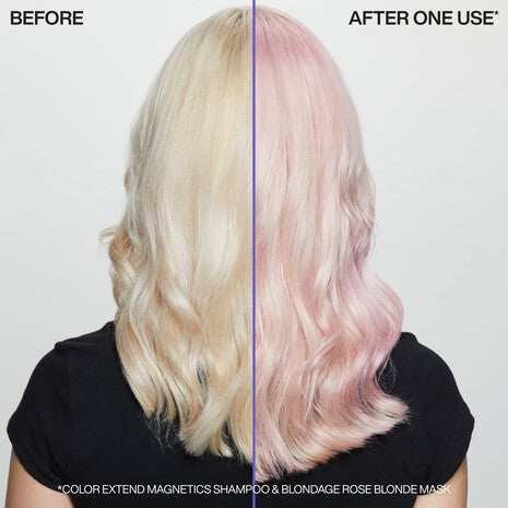 Mascarilla Redken Color Extend Blondage con pigmento para cabello rubio rosado que aporta brillo