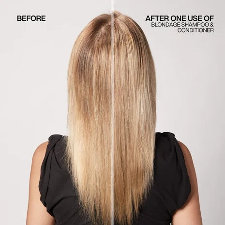 Acondicionador morado Redken Color Extend Blondage de 300 ml para matizar y acondicionar el cabello rubio