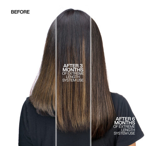 Tratamiento sin enjuague Redken Extreme Length con biotina para fortalecer el cabello y promover el crecimiento