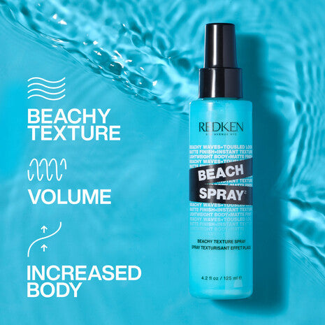 Spray Redken Beach Spray para crear ondas playeras y textura natural en el cabello