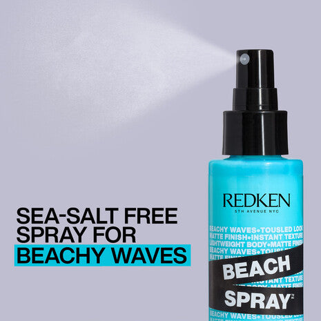 Spray Redken Beach Spray para crear ondas playeras y textura natural en el cabello