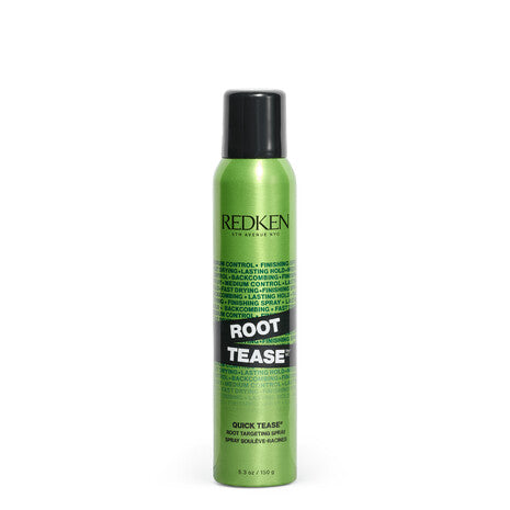 Spray Redken Root Tease para dar volumen y textura con técnica de backcombing