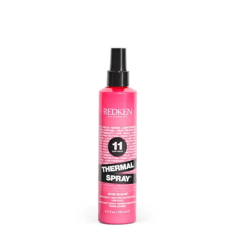 Spray térmico Redken Thermal Spray 11 de fijación baja para proteger el cabello del calor