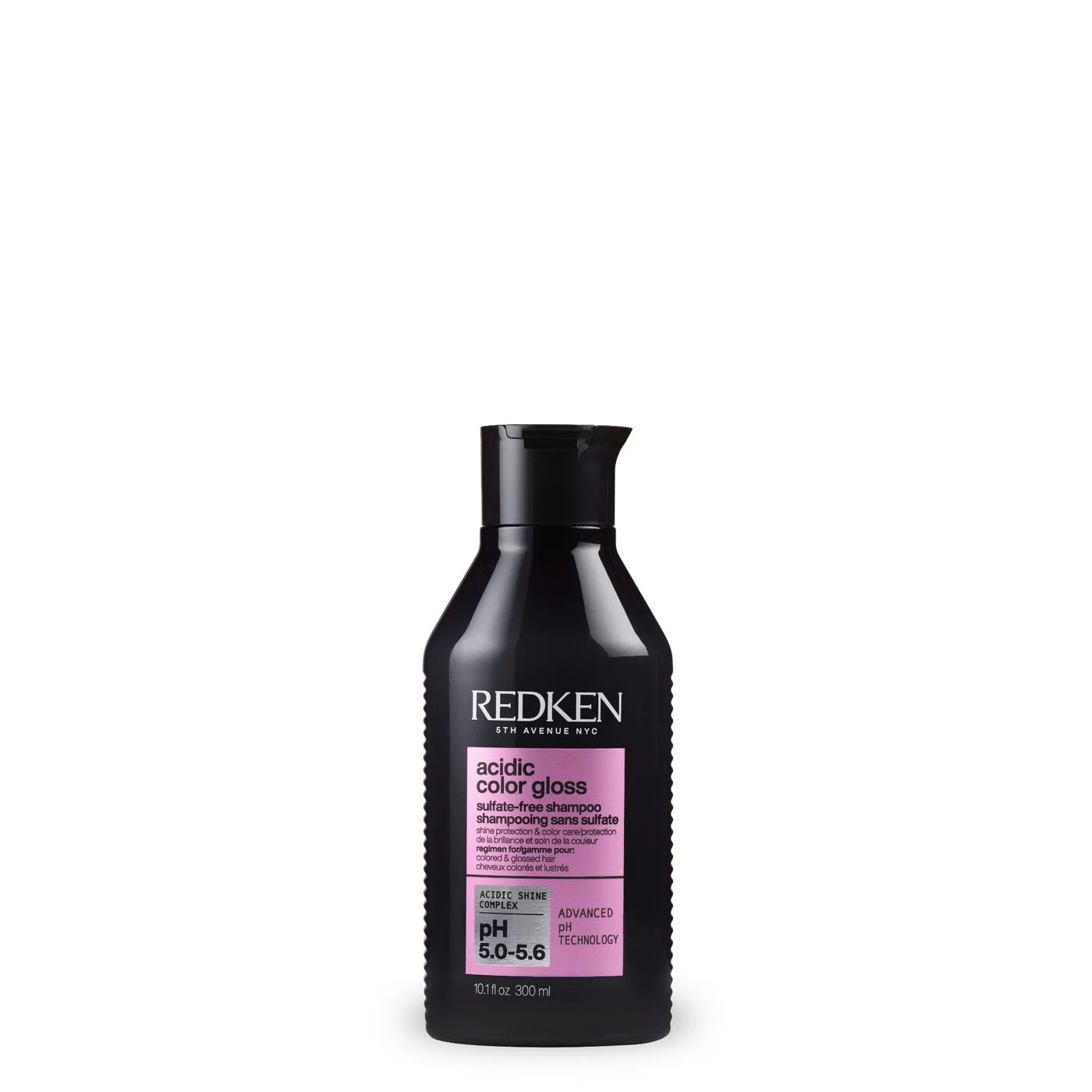 Shampoo Redken Acidic Color Gloss para limpiar suavemente, realzar el brillo y proteger el color del cabello teñido